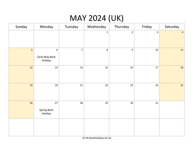 editable may 2024 uk calendar