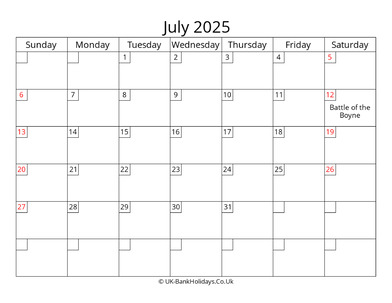 free printable uk calendar july 2025