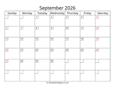 free printable uk calendar september 2026