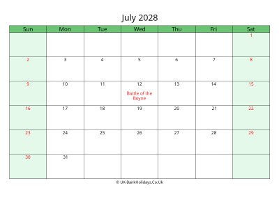 july 2028 uk calendar to print