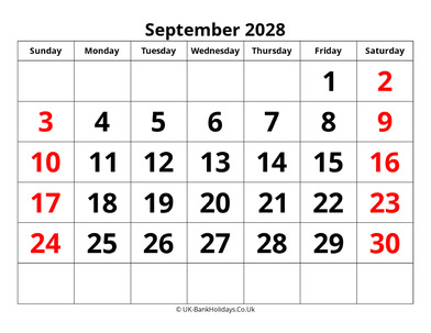 september 2028 pdf uk calendar